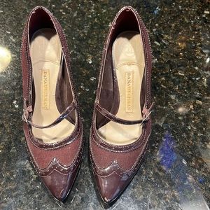 Patented Leather Mary Jane Pumps Dana Buchman